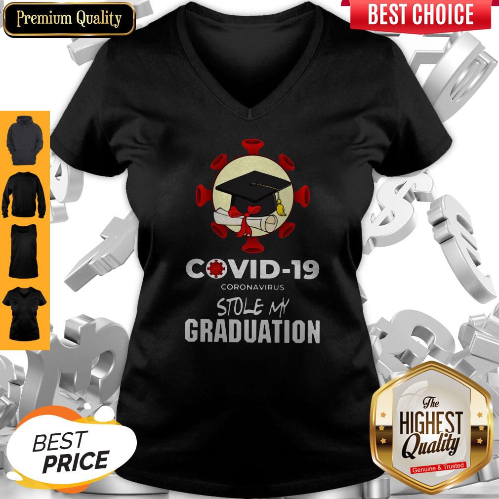 Covid 19 Coronavirus Stole My Graduation Shirt Classic T-Shirt - Image 4