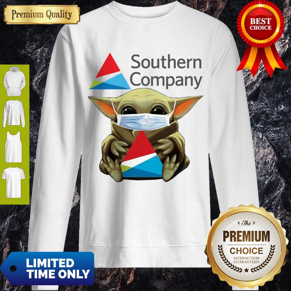 Nice Star Wars Baby Yoda Hug Southern Company Covid 19 T-Shirt - Image 3