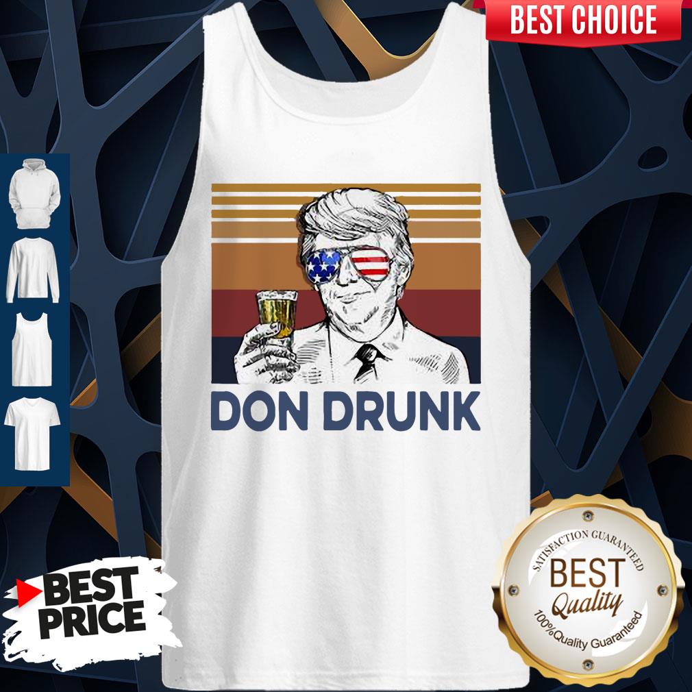 US Drink Don Drunk Donald Trump Independence Day Vintage Shirt - Image 5