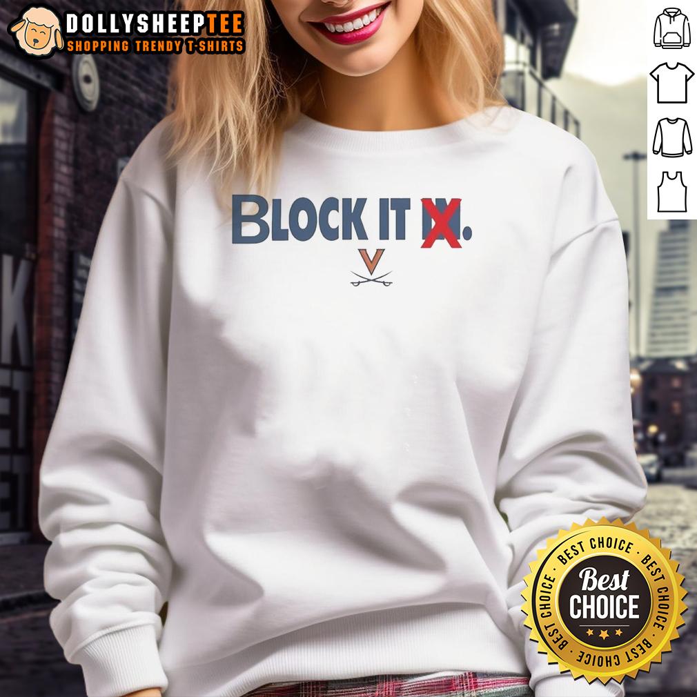 Official Virginia Cavaliers Block It T-Shirt - Image 5