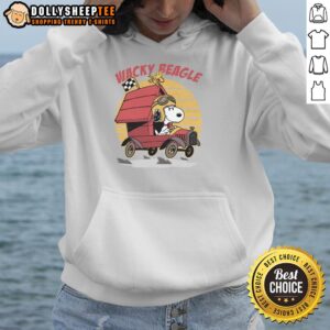Alternative view of Pretty Wacky Beagle Car T-Shirt