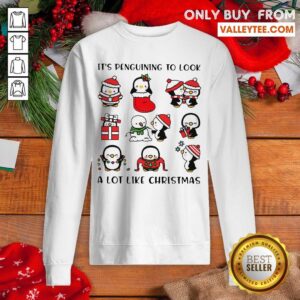 Alternative view of Pro Penguins Its Penguining To Look A Lot Like Christmas Shirt