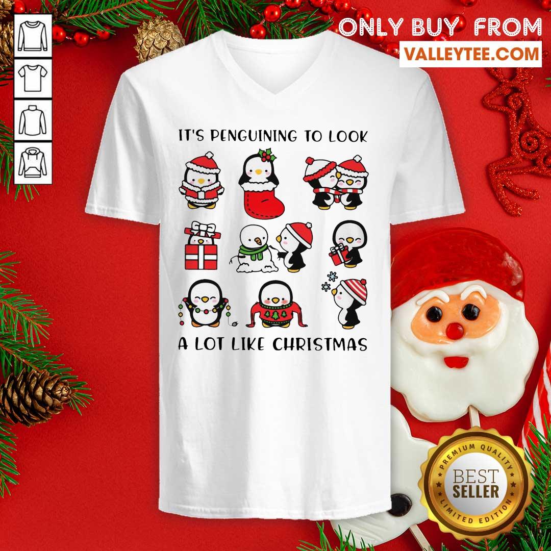 Pro Penguins Its Penguining To Look A Lot Like Christmas Shirt - Image 4
