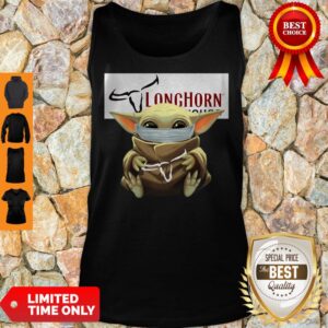 Alternative view of Nice Baby Yoda Mask Hug Longhorn Steakhouse Shirt