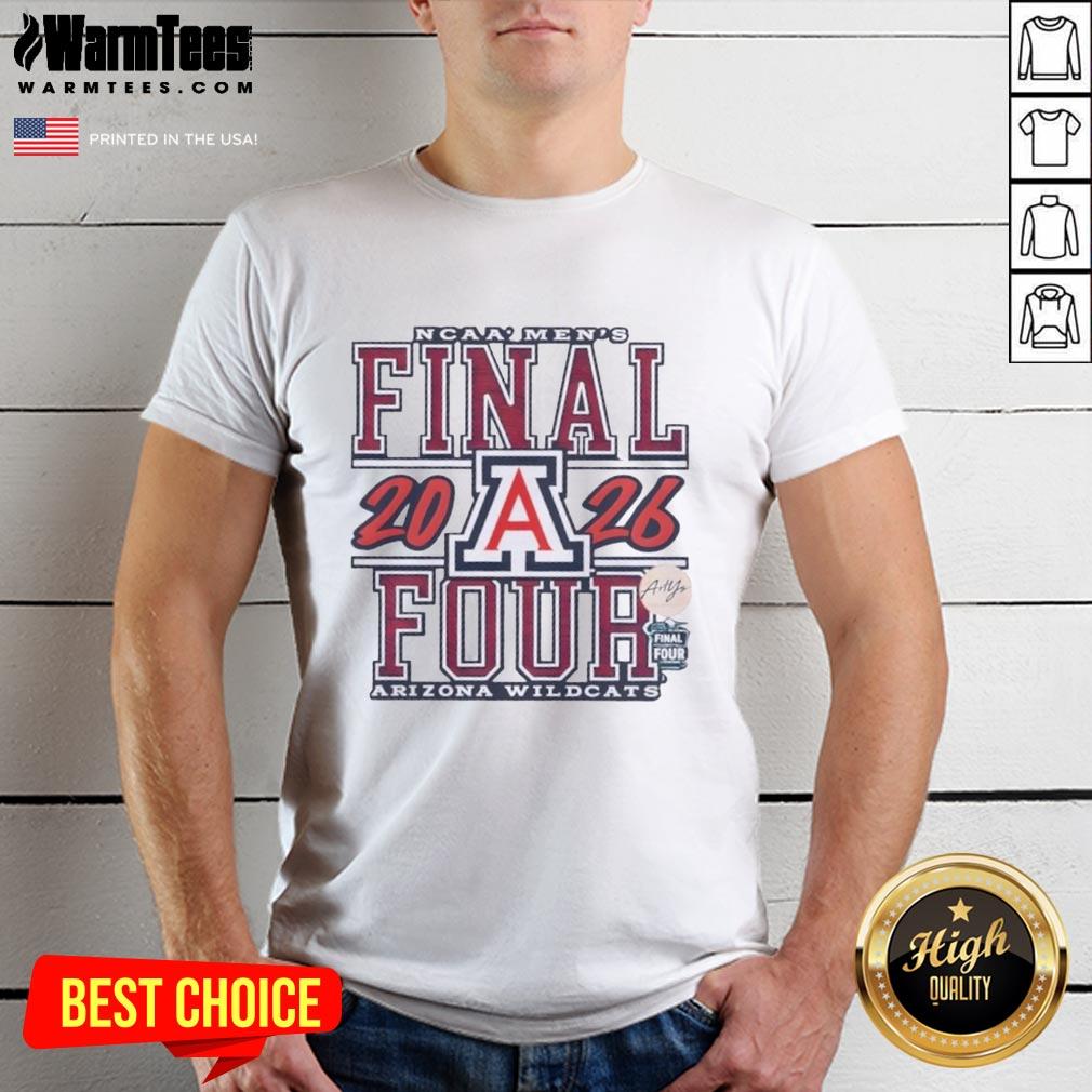 Good 2026 Ncaa Men's Final Four Arizona Wildcats Basketball Graphic T-Shirt