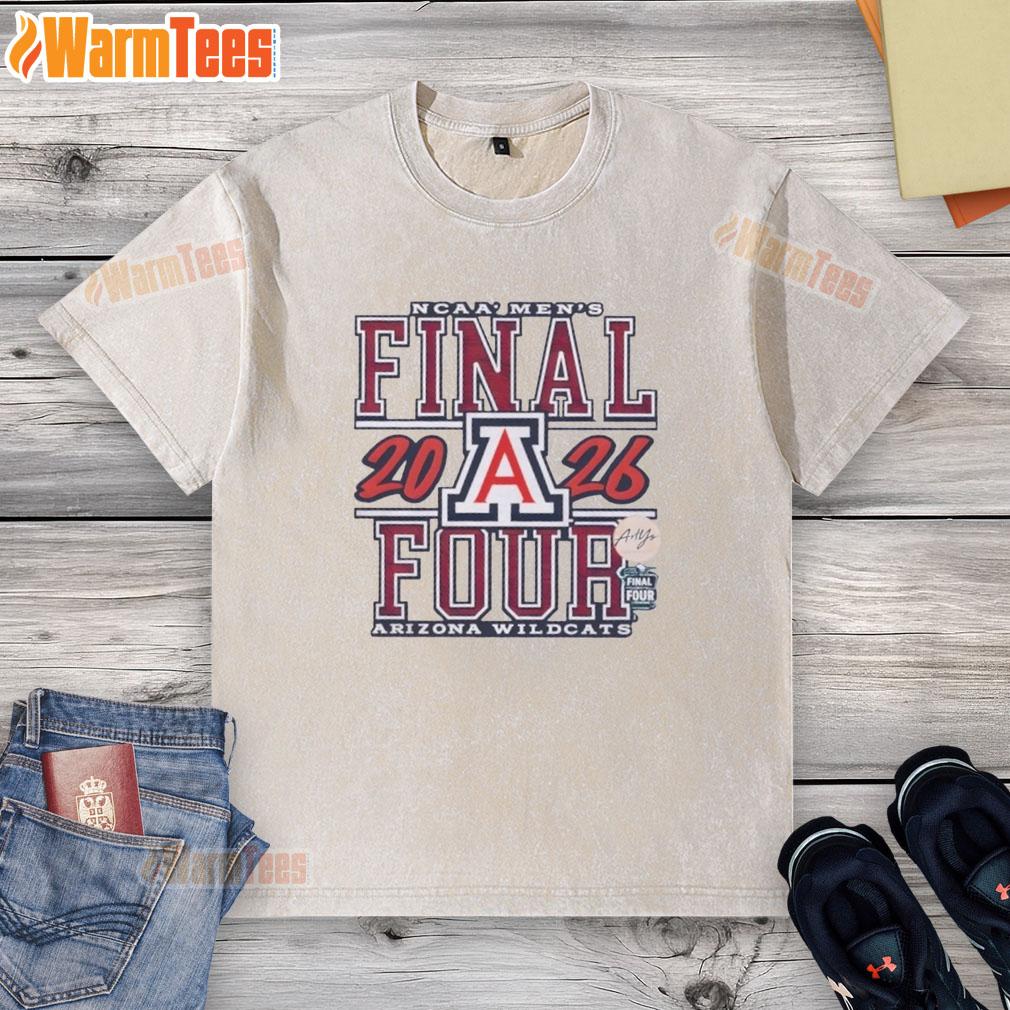 Good 2026 Ncaa Men's Final Four Arizona Wildcats Basketball Graphic T-Shirt - Image 6