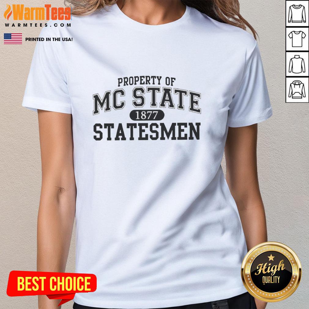 Good Property Of Mc State Statesmen 1877 22 Jump Street T-Shirt - Image 3