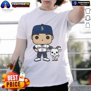 Official GOATed Ichiro And Junior The Goat Seattle Mariners T-Shirt