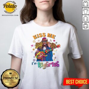 Alternative view of Great Hippie Kiss me Im Highrish Shirt