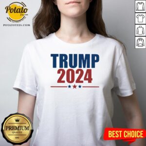 Alternative view of Hot Donald Trump 2024 Shirt