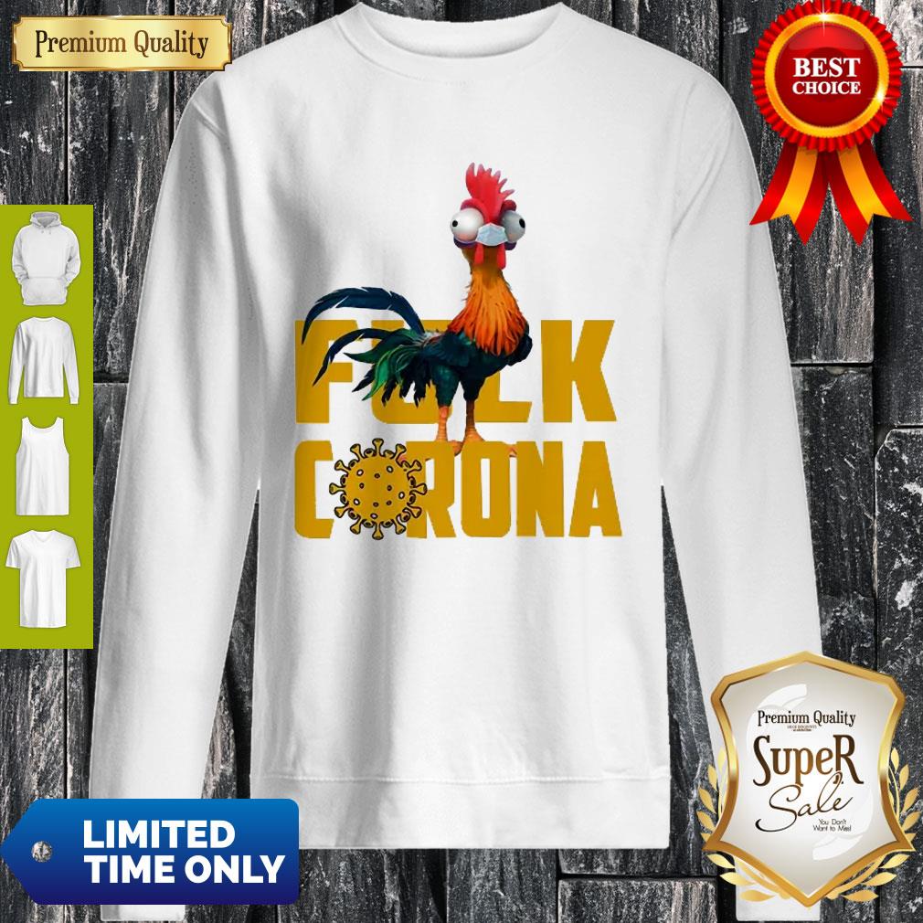 Awesome Chicken Hei Hei Fuck Coronavirus Shirt - Image 4
