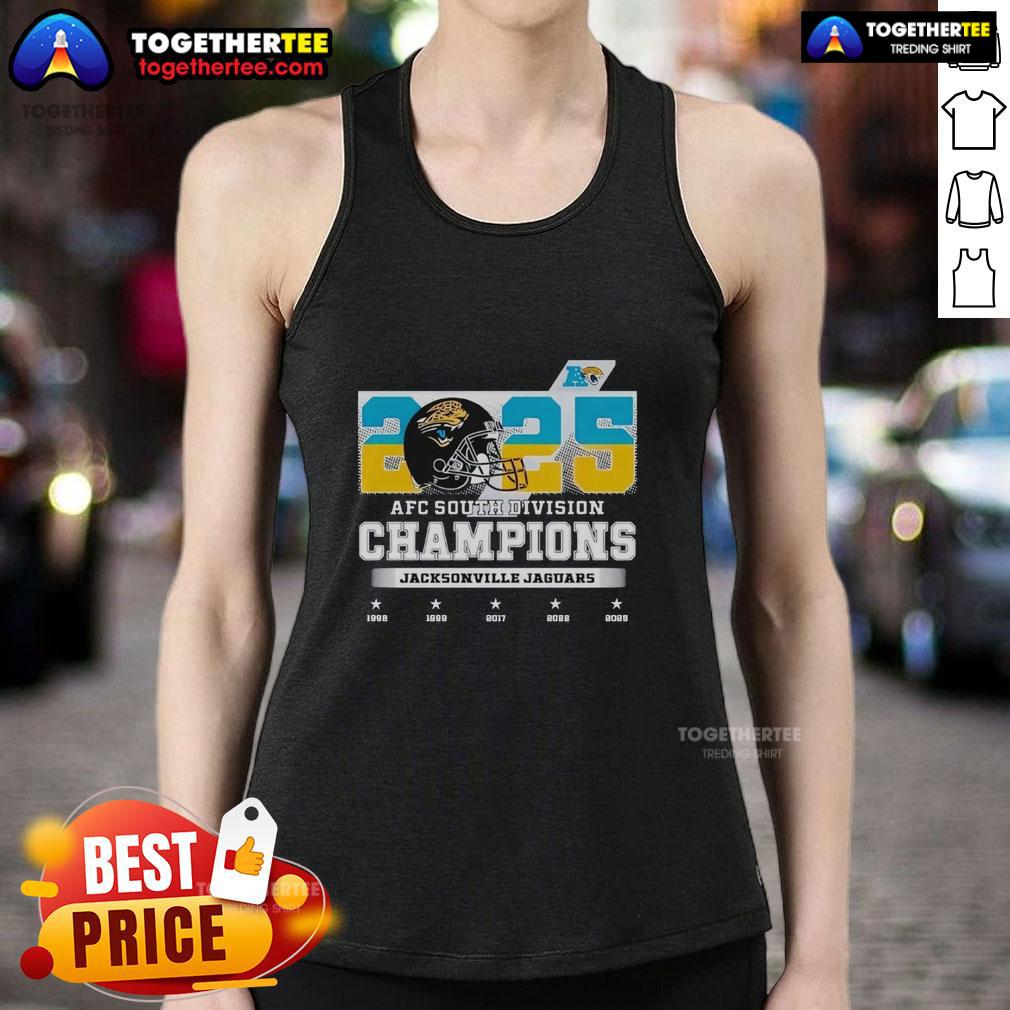 Nice 2025 AFC South Division Champions Jacksonville Jaguars T-Shirt - Image 4
