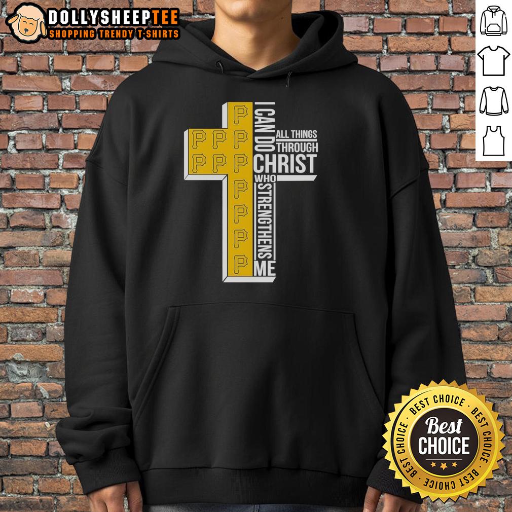 Awesome Pittsburgh Pirates I Can Do All Things Through Christ Who Strengthens Me T-Shirt - Image 2