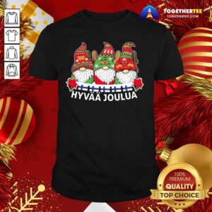 Good Gnome Finnish Hyvaa Joulua Christmas Shirt