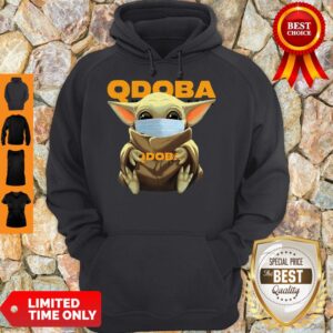 Alternative view of Cute Star Wars Baby Yoda Face Mask Hug QDOBA Mexican Eat Shirt