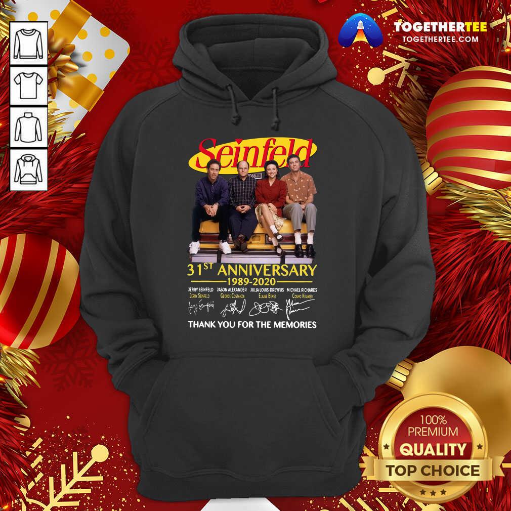 Hot Seinfeld 31st Anniversary Thank You For The Memories Signatures Shirt - Image 5