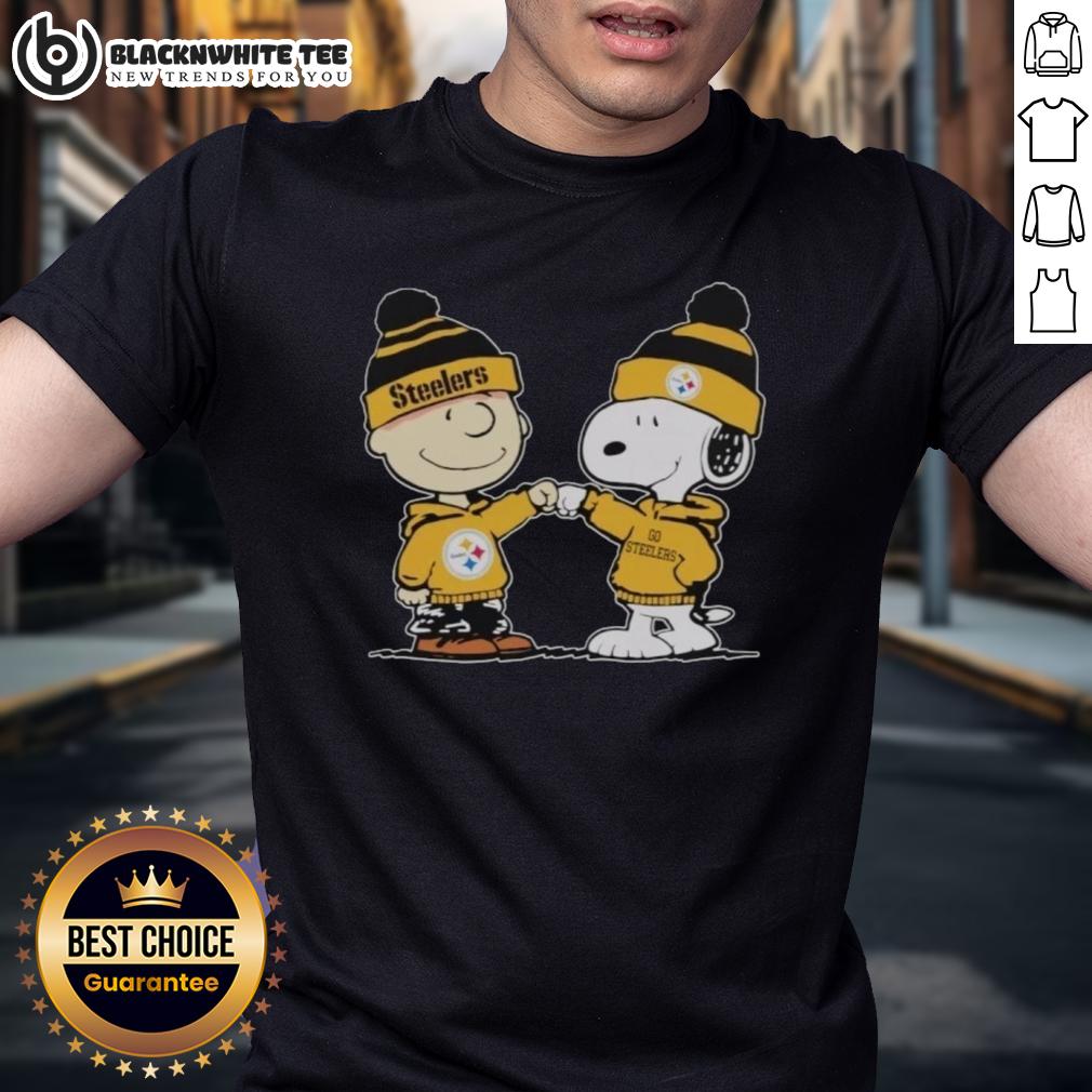 Top Pittsburgh Steelers Snoopy And Charlie Brown Best Friends T-Shirt