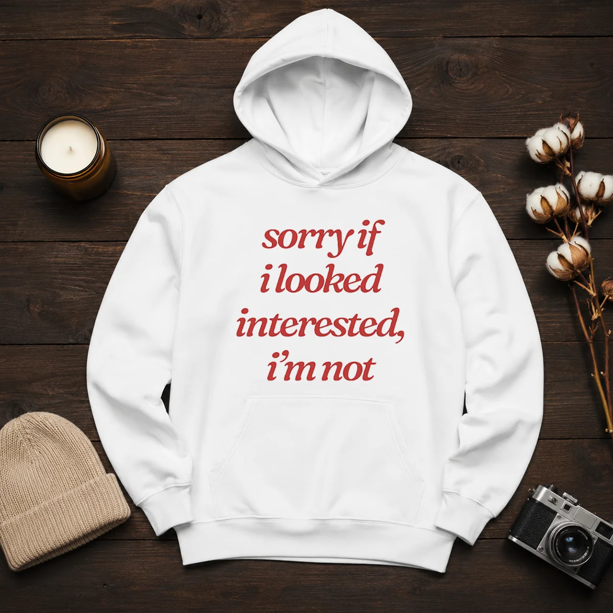 Premium Sorry If I Looked Interested I'M Not Shirt - Image 6