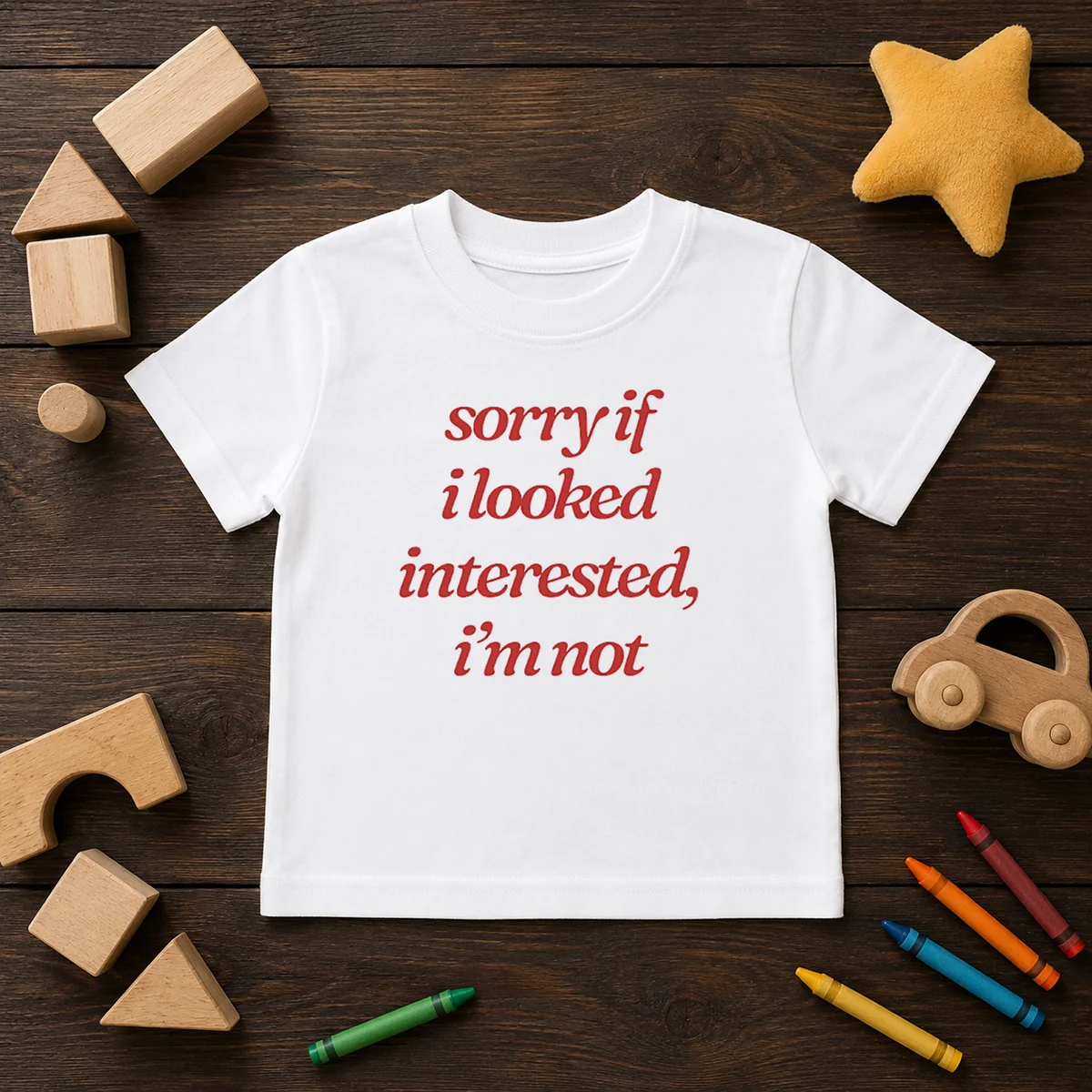 Premium Sorry If I Looked Interested I'M Not Shirt - Image 9