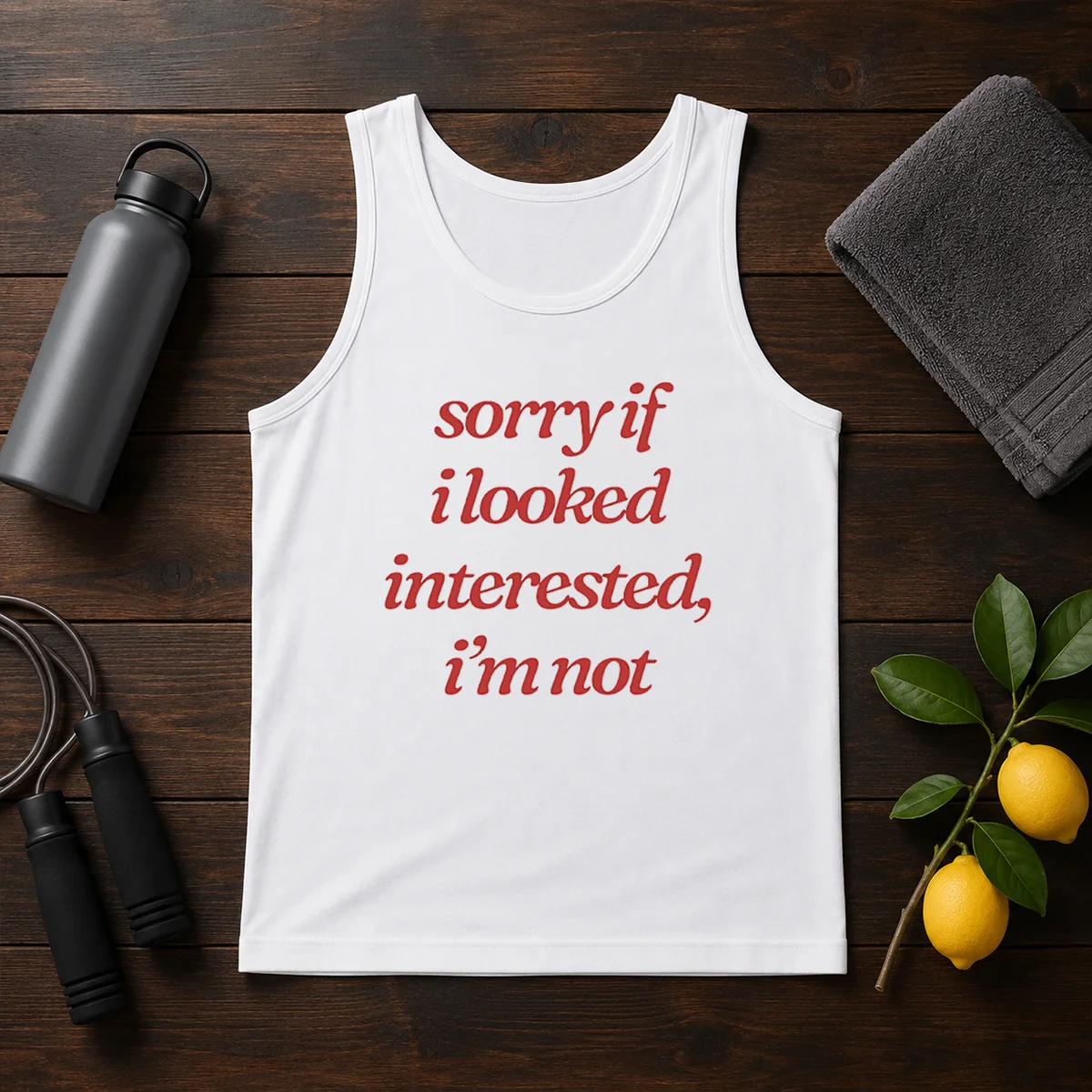 Premium Sorry If I Looked Interested I'M Not Shirt - Image 3