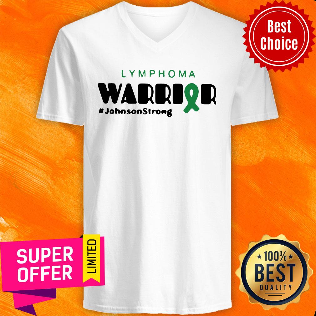 Top Lymphoma Warrior #johnsonstrong Shirt - Image 3