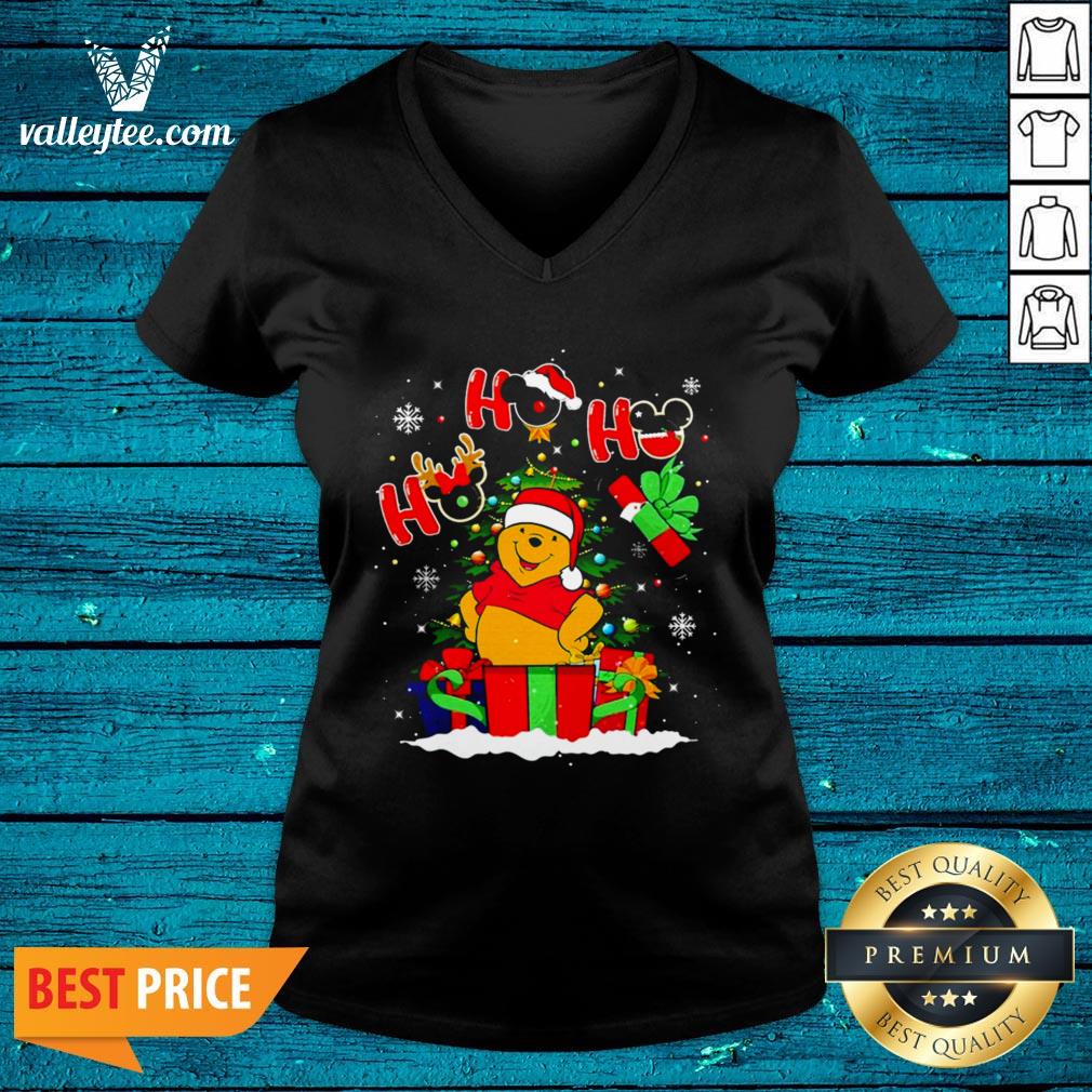 Ho Ho Ho Winnie The Pooh Christmas Shirt - Image 3