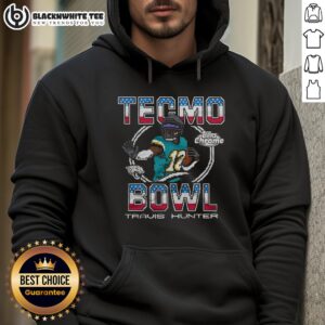 Alternative view of Nice Tecmo Bowl X Topps Chrome Jaguars Travis Hunter T-Shirt