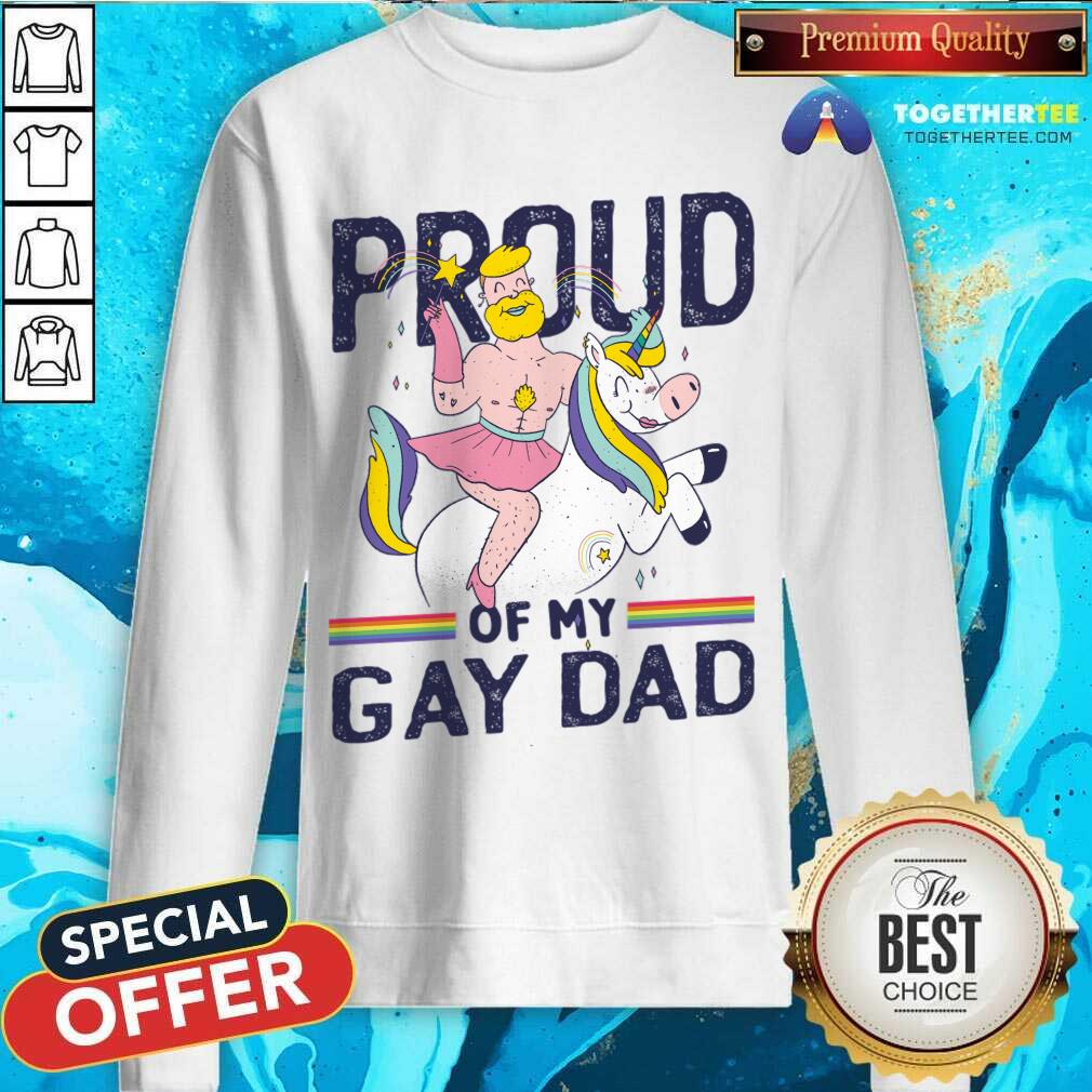 Proud Of My Gay Dad Shirt - Image 4