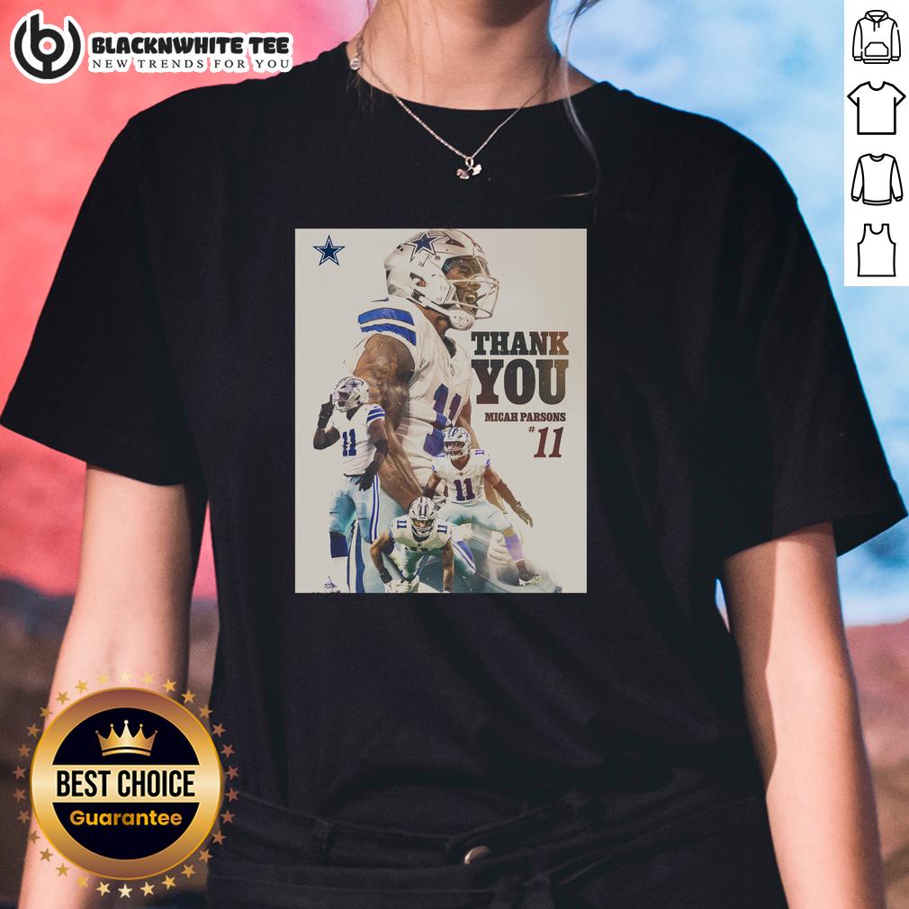 Top Thank You Dallas Cowboys Micah Parsons T-Shirt - Image 5