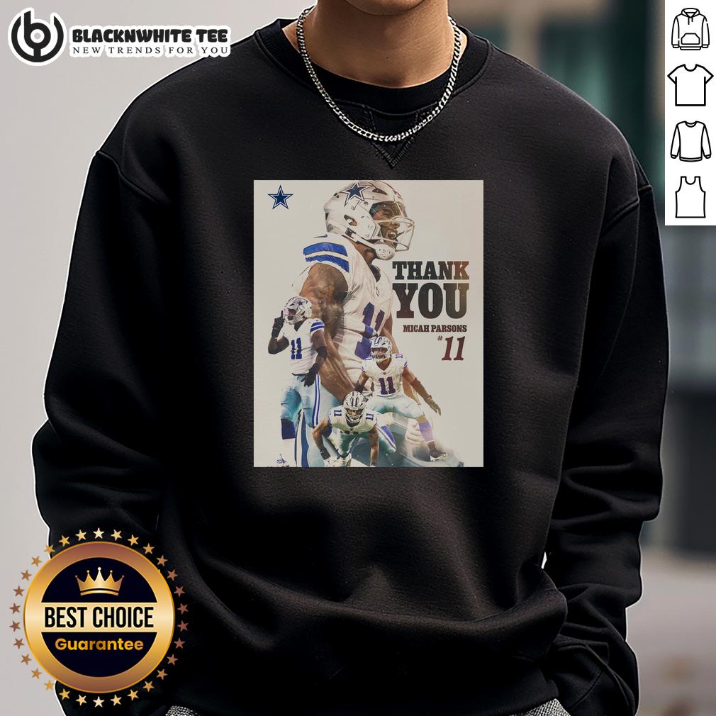 Top Thank You Dallas Cowboys Micah Parsons T-Shirt - Image 3