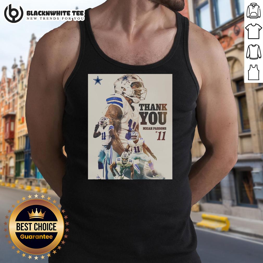 Top Thank You Dallas Cowboys Micah Parsons T-Shirt - Image 4