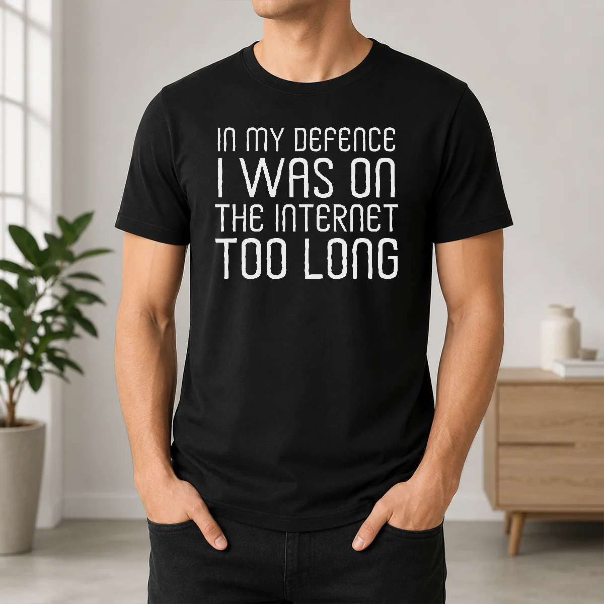 Official In My Defence I Was On The Internet Shirt