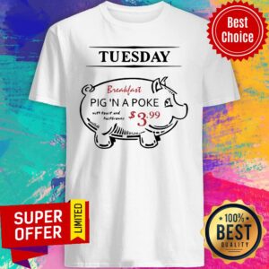 Official Supernatural John The Hunt Tuesday Breakfast Pig A Poke Shirt