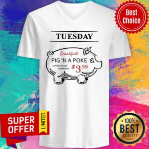 Alternative view of Official Supernatural John The Hunt Tuesday Breakfast Pig A Poke Shirt