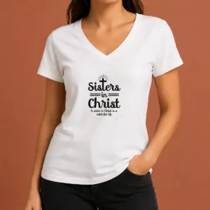 Alternative view of Hot Sisters In Christ Shirt
