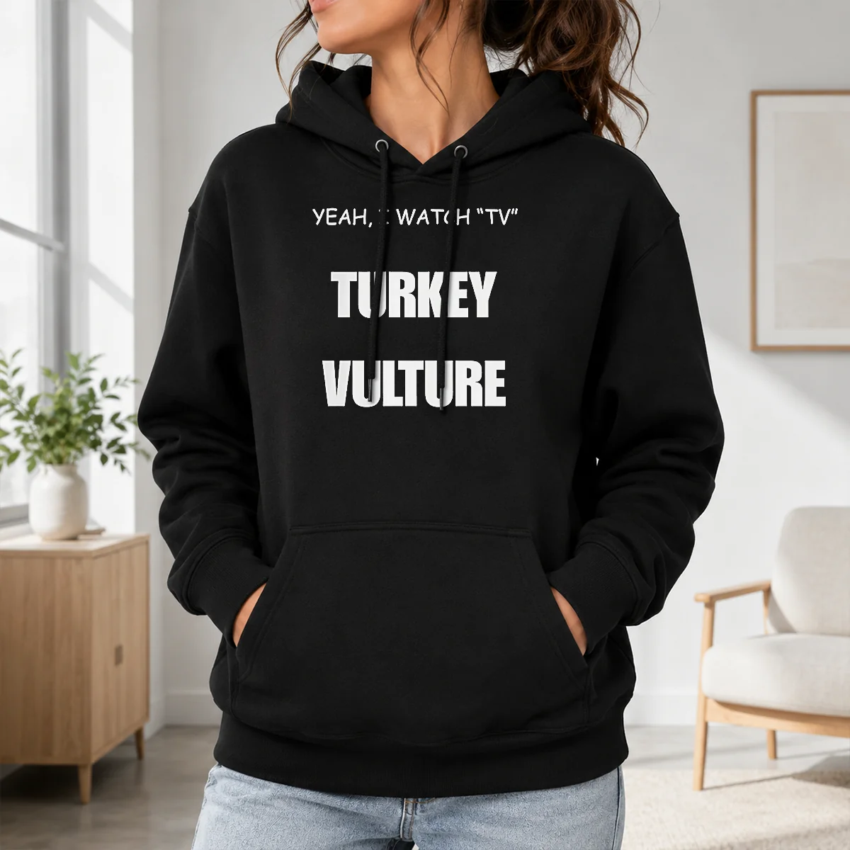 Nice Yeah I Watch TV Turkey Vulture Shirt - Image 7
