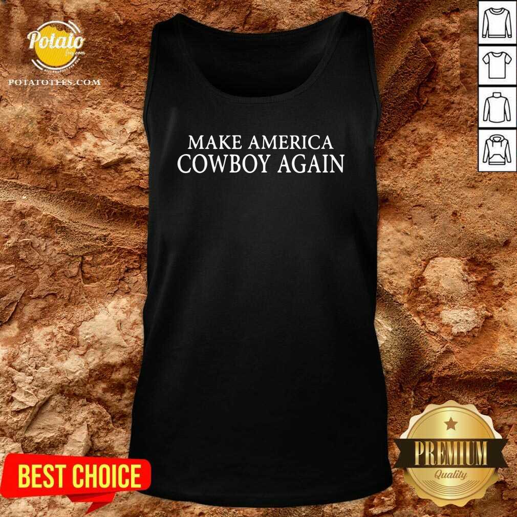 Premium Make America Cowboy Again Shirt - Image 3