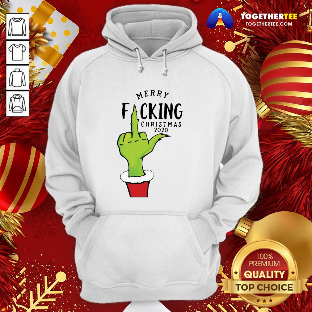 Happy Grinch Hand Merry Fucking Christmas 2020 T-Shirt - Image 5