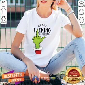 Alternative view of Happy Grinch Hand Merry Fucking Christmas 2020 T-Shirt