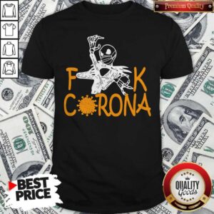 Jack Skellington Face Mask Fuck Corona Shirt