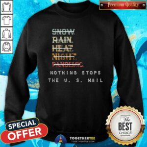 Alternative view of Awesome Nothing Stops The US Mail Shirt