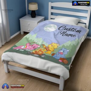 Alternative view of Official Nelvana The Care Bears Family Camping Fleece Blanket Customize Blanket