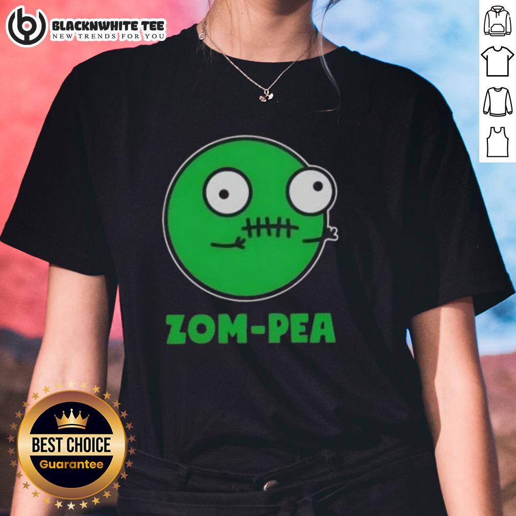 Official Zom-Pea Halloween Vegan T-Shirt - Image 3