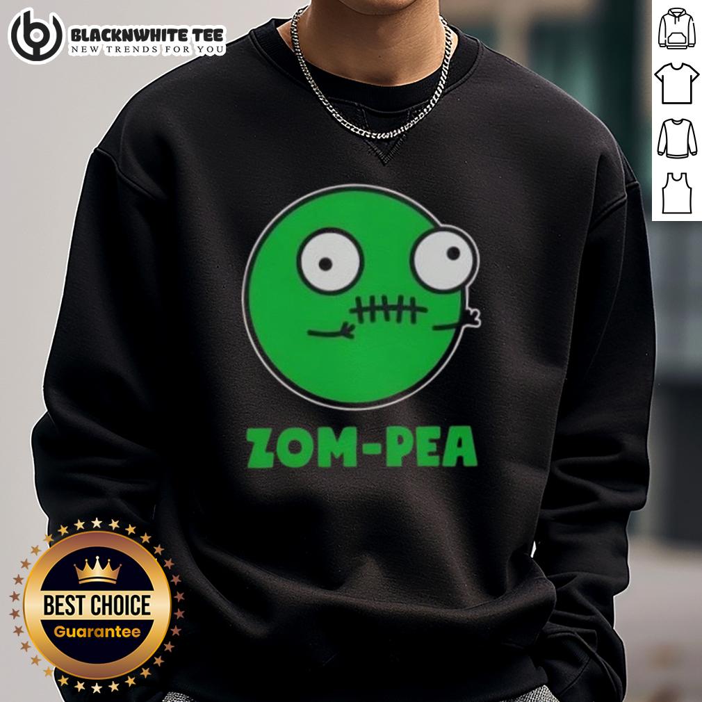 Official Zom-Pea Halloween Vegan T-Shirt - Image 5