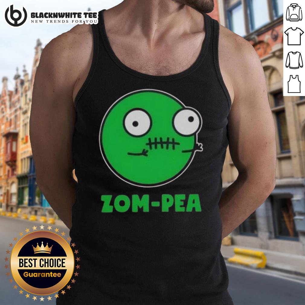 Official Zom-Pea Halloween Vegan T-Shirt - Image 4