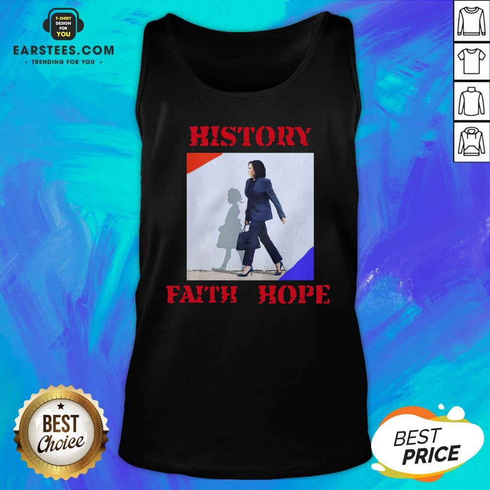 Official Kamala Harris Faith Hope History Shirt - Image 5