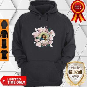 Alternative view of Premium Blessed Mother Mary And Jesus Flowers Shirt