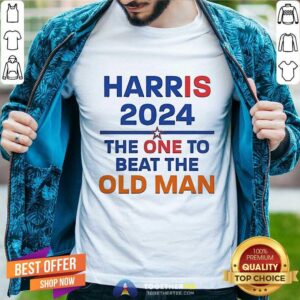 Awesome Harris 2024 The One To Beat The Old Man T-Shirt
