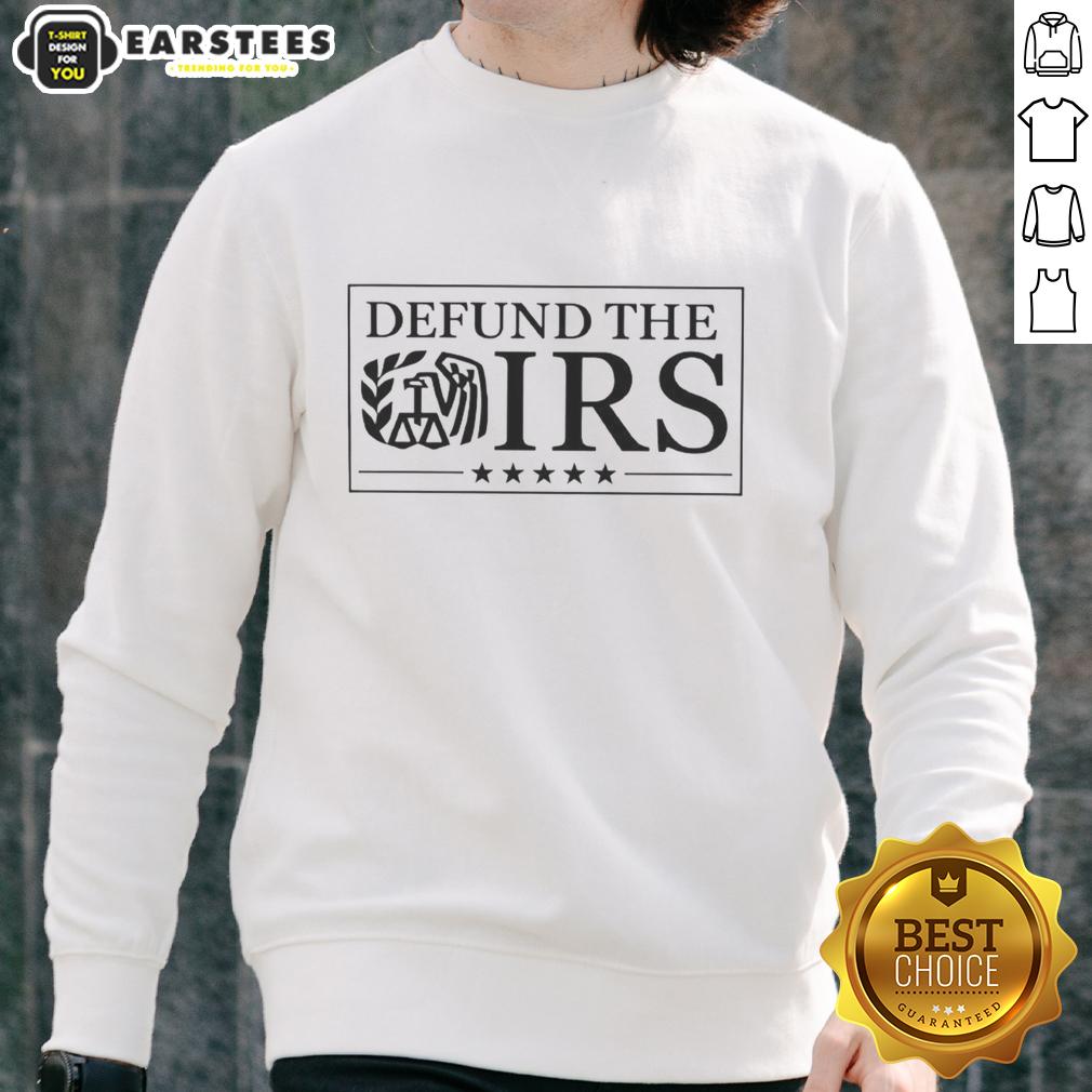 Official Defund The Irs Slogan T-Shirt - Image 5