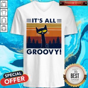 Alternative view of Cat It’s All Groovy Vintage Shirt